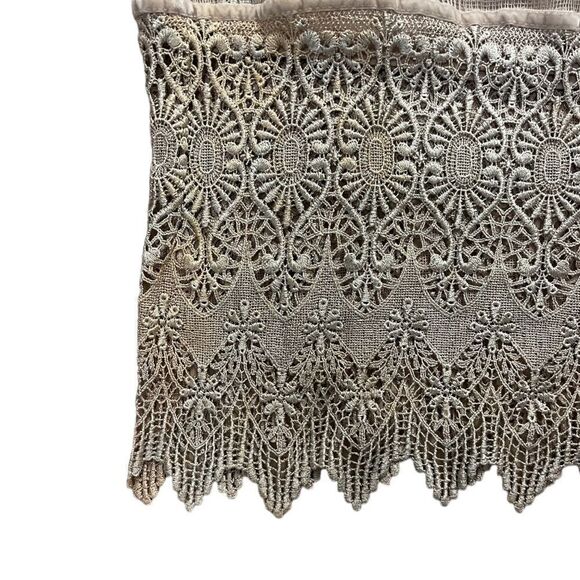 Sue Wong Vintage Champagne Lace Maxi Dress - Picture 12 of 16